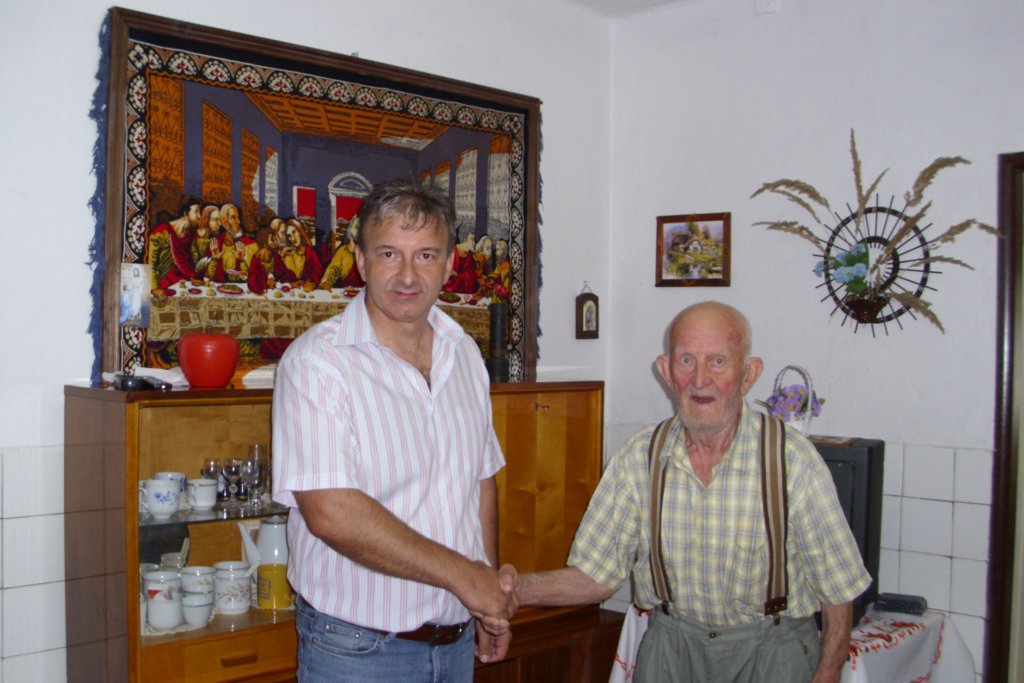 Gratulácia najstaršiemu občanovi obce
