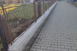 Rekonštrukcia oplotenia cintorína